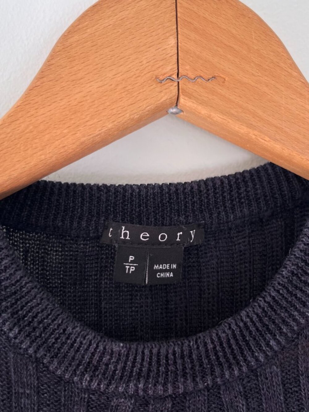 Theory Linen Blend Ribbed Tank - Picture 3 of 7